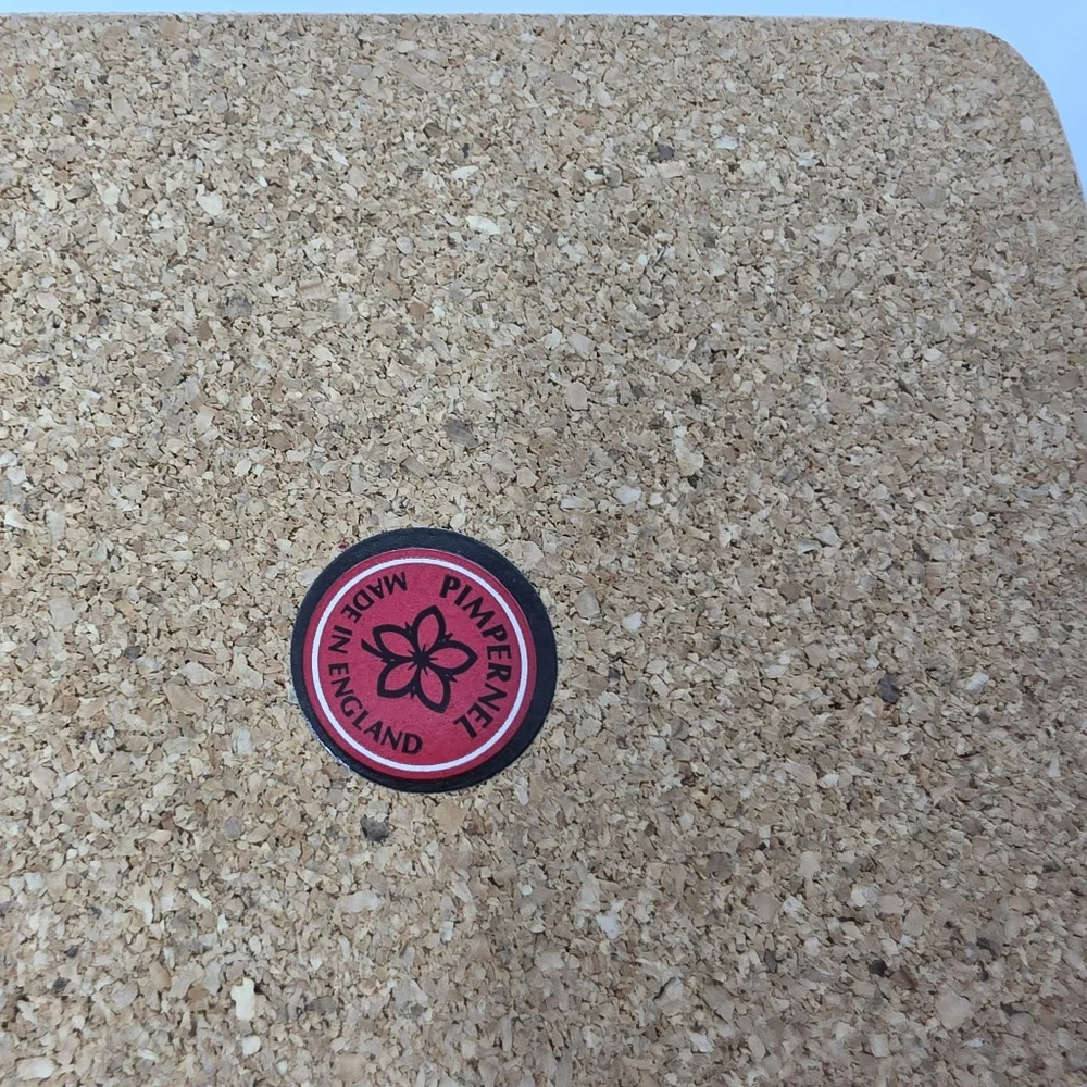 Pimpernel Coasters Bears Cjrostmas SET OF 6 vintage Cork Back